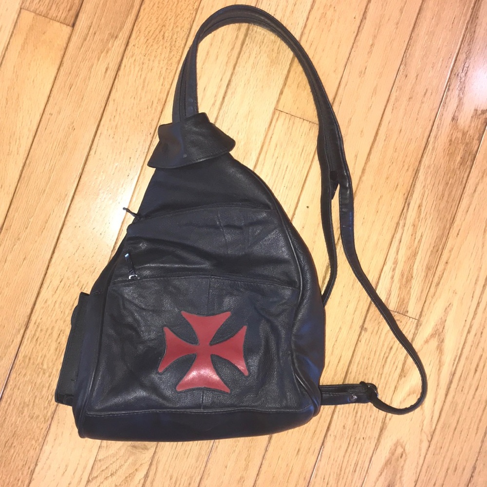 Genuine Leather crossbody purse